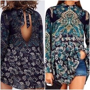 Free People Lady Luck Printed Tunic/ Dress